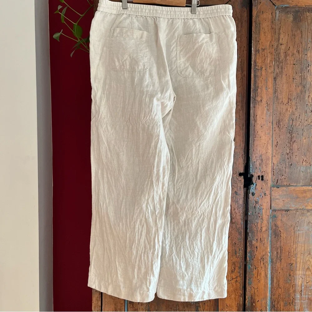 Talbots Linen Drawstring Pant - Picture 1 of 7